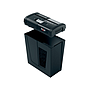 REXEL - Destructora de documentos secure s5 eu capacidad 5 hojas grapas clips tarjetas y cd papelera 10 l (Ref. 2020121EU)