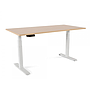 ROCADA - Mesa regulable en altura electricamente hasta 129 cm estructura de acero tablero 180 cm color haya (Ref. 2003XCR01)