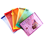 TARIFOLD - Carpeta dossier broche din a6 vertical polipropileno 200 mc velcro expositor 60 uds surtidas (Ref. 510360)
