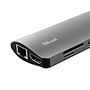 TRUST - Adaptador dalyx 7 en 1 multipuerto usb-c / hdmi / 2x usb-a / network / micro / micro sd / ethernet (Ref. 23775)