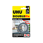 UHU - Cinta adhesiva doublefix invisible doble cara extra fuerte 1,5 mt x 19 mm (Ref. 44868)