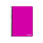 LIDERPAPEL - CUADERNO ESPIRAL FOLIO WRITE TAPA BLANDA 80H 60GR PAUTA 2,5 MM CON MARGEN COLOR ROSA