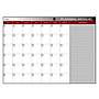 BI-OFFICE - Planning magnetico mensual lacado marco aluminio rotulable 60x45 cm (Ref. GA02179170)