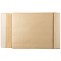 LIDERPAPEL - SOBRE BOLSA ARMADO KRAFT ENVIO SEGURIDAD 260X360 MM SOLAPA TIRA DE SILICONA PAPEL 120 GR CAJA DE 100