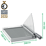 LEITZ - GUILLOTINA DE PALANCA PRECISION HOME OFFICE A4 BASE PLASTICO LONGITUD CORTE 380 MM CAPACIDAD DE CORTE 10 HOJAS (Ref.90190000-2101970)