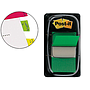POST-IT - BANDERITAS ADHESIVAS 25,4 x 43,1 - VERDE (Ref.680-3/7000029856)