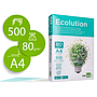 LIDERPAPEL - PAPEL FOTOCOPIADORA ECOLUTION - DIN A4 - 80g - PAQUETE 500 HOJAS (Ref.FT02)