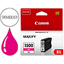 CANON - Cartuchos ORIGINALES Inyección De Tinta MAXIFY PGI1500 XL M AA - MB2050 / MB2150 / MB2155 / MB2350 / MB2750 / MB2755 MAGENTA (Ref.9194B001)