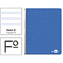 LIDERPAPEL - CUADERNO ESPIRAL FOLIO WRITE TAPA BLANDA 80H 60GR PAUTA 2,5 MM CON MARGEN COLOR AZUL (Ref.EW10)