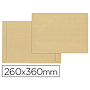 LIDERPAPEL - SOBRE BOLSA ARMADO KRAFT ENVIO SEGURIDAD 260X360 MM SOLAPA TIRA DE SILICONA PAPEL 120 GR CAJA DE 100 (Ref.SL45)