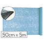 LIDERPAPEL - TEJIDO SIN TEJER TERILENO 25 G/M2 ROLLO DE 5 MT CELESTE (Ref.TS04)