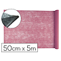 LIDERPAPEL - TEJIDO SIN TEJER TERILENO 25 G/M2 ROLLO DE 5 MT ROSA (Ref.TS09)