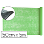 LIDERPAPEL - TEJIDO SIN TEJER TERILENO 25 G/M2 ROLLO DE 5 MT VERDE (Ref.TS10)