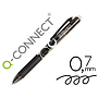 Q-CONNECT - BOLIGRAFO RETRACTIL BORRABLE 0,7 MM COLOR NEGRO (Ref.KF18624)