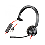 PLANTRONICS - Auricular blackwire 3310 diadema monoaural cable usb-a con microfono (Ref. 213928-01)