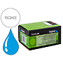 LEXMARK - Toner laser 702hce cs310dn / cs410 dn cian 3000 paginas (Ref. 70C2HCE)