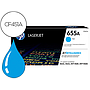 HP ( HEWLETT PACKARD ) - Toner 655a laserjet m652 / m653 / mfp m681 / mfp m682 cian 10500 paginas (Ref. CF451A)