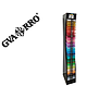 GUARRO - Expositor metalico vacio 36 estantes para cartulina iris din A4 185 gr 30x40x200 cm (Ref. 400109731)