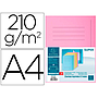 EXACOMPTA - Subcarpeta cartulina con 3 solapas din A4 impresa rosa 210 gr (Ref. 235003E)