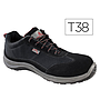 DELTAPLUS - Zapatos de seguridad asti piel de serraje afelpado suela de composite negro talla 38 (Ref. ASTISPNO38)