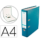 ELBA - Archivador de palanca top carton compacto polipropileno con rado din A4 lomo de 80 mm turquesa (Ref. 100025943)