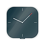LEITZ - Reloj cosy de pared silencioso cristal 30x30 cm gris (Ref. 90170089)