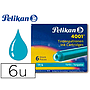 PELIKAN - Tinta estilografica tp6 turquesa caja de 6 cartuchos (Ref. 301705)