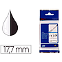 BROTHER - Cinta hse 231 termoretractible 11,7 mm negro/blanco (Ref. HSE231)
