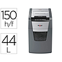 REXEL - Destructora Automática Optimum AutoFeed+ 150X - P4 Partículas 4x28mm - Hasta 150h - Depósito 44l (Ref. 2020150XEU)
