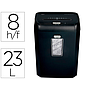 REXEL - Destructora de documentos promax qs rex823 capacidad 8 hojas particulas destruye grapas clips y (Ref. 2104583EU)