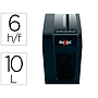 REXEL - Destructora de documentos secure x6-sl capacidad 6 hojas particulas destruye grapas y clips (Ref. 2020125EU)