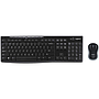 LOGITECH - Set teclado + raton mk270 inalambrico negro (Ref. 920-004513)