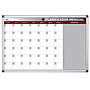 BI-OFFICE - Planning magnetico mensual lacado marco aluminio rotulable 60x45 cm (Ref. GA02179170)
