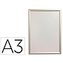 Q-CONNECT - Marco porta anuncios din a3 marco de aluminio 32,7x45x1,2 cm (Ref. KF11025)