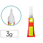 Q-CONNECT - Pegamento adhesivo instantaneo fuerte 3gr unidad (Ref. KF11242)