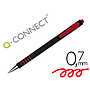 Q-CONNECT - Boligrafo retractil con grip 0,7 mm color rojo (Ref. KF00671)