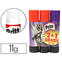 PRITT - Pegamento en barra 11 gr monsters pack promocional 2+1 sin cargo (Ref. 2032733)