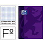 OXFORD - Cuaderno espiral school classic tapa polipropileno folio 80 hojas cuadro 4 mm con margen (Ref. 400106963)