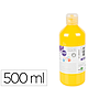 LIDERPAPEL - Pintura dedos botella de 500 ml amarillo (Ref. DD01)