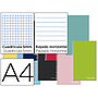 LIDERPAPEL - Cuaderno espiral A4 micro jolly multidisciplina tapa forrada 140h 75gr 28h 5mm 112h hrtal. (Ref. BA99)