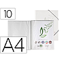 LIDERPAPEL - Carpeta escaparate con espiral 10 fundas polipropileno din A4 transparente (Ref. EC52)