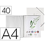 LIDERPAPEL - Carpeta escaparate con espiral 40 fundas polipropileno din A4 transparente (Ref. EC55)