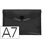 LIDERPAPEL - Carpeta dossier broche polipropileno din a7 negro opaco (Ref. DS78)