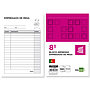 LIDERPAPEL - Talonario camarero octavo -sin iva- 102 -texto en portugues (Ref. T102-P)