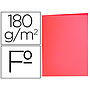 LIDERPAPEL - Subcarpeta folio rojo pastel 180g/m2 (Ref. SC38)