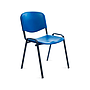 ROCADA - Silla confidente estructura metalica respaldo y asiento en polimero color azul (Ref. 975V15-3)