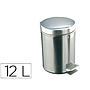 Papelera con pedal acero inoxidable brillo 12 l 400x250x300 mm (Ref. DJP72012)