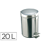 Papelera con pedal acero inoxidable brillo 20 l 435x295x350 mm (Ref. PP006AIBI (DJP72020))
