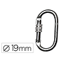 FARU - Mosqueton acero galvanizado virola 19 mm resistencia 25 kn (Ref. C176)