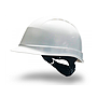 FARU - Casco polietileno ventilado 6 puntos fijacion ajuste ruleta color blanco (Ref. C20RV-BL)